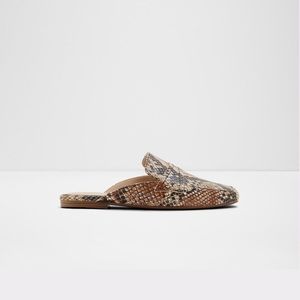 Brand new Aldo Snakeskin Mule Slip On